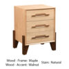 Glasgow 3 Drawer Nightstand - Image 4