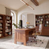 Freemont Mission Corner and Return Desk with Hutch - 74"W - Image 5