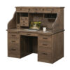 56" Traditional Computer Rolltop Desk - Image 2