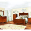 Amish Country Carved Bed - Image 4