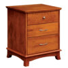 Crescent Three Drawer Nightstand