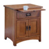 Empire Mission 1 Drawer 2 Door Nightstand