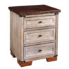 Farmhouse Heritage Three Drawer Nightstand