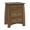 Boulder Creek 3 Drawer Nightstand