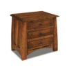 Boulder Creek 3 Drawer Nightstand