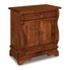 Chippewa Sleigh 1 Drawer 2 Door Nightstand - 25¼"W