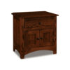 Finland 1 Drawer 2 Door Nightstand