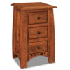 Boulder Creek 3 Drawer Nightstand