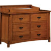 McCoy 6 Drawer Dresser With Changing Box Top Option