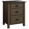 Dutch Country Mission 3 Drawer Nightstand