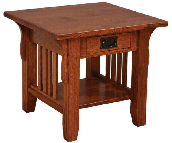 Old World Mission End Table - 24"W