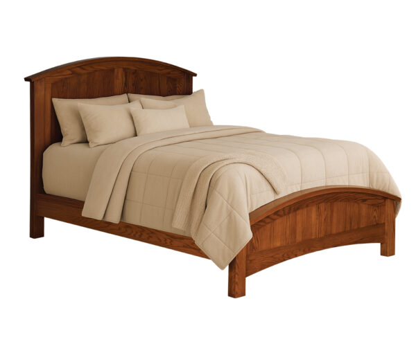 Buckeye Panel Bed - Arched Footboard