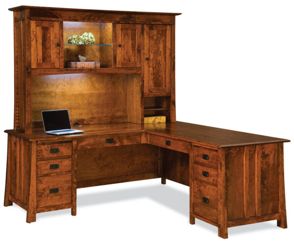 Grant L Desk And Hutch