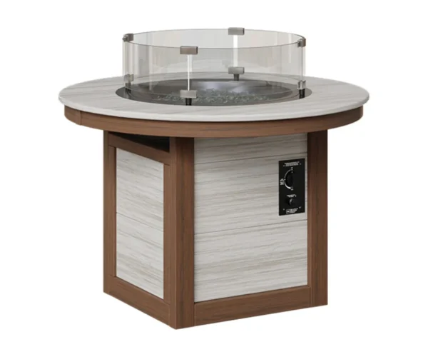 38" Round Classic Fire Coffee Table
