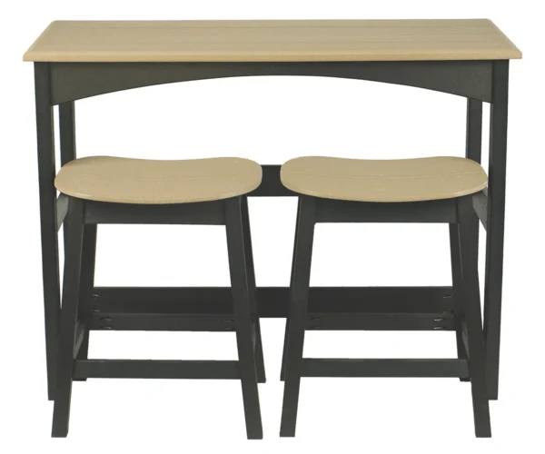 Columbia Breakfast Bar and Saddle Stools